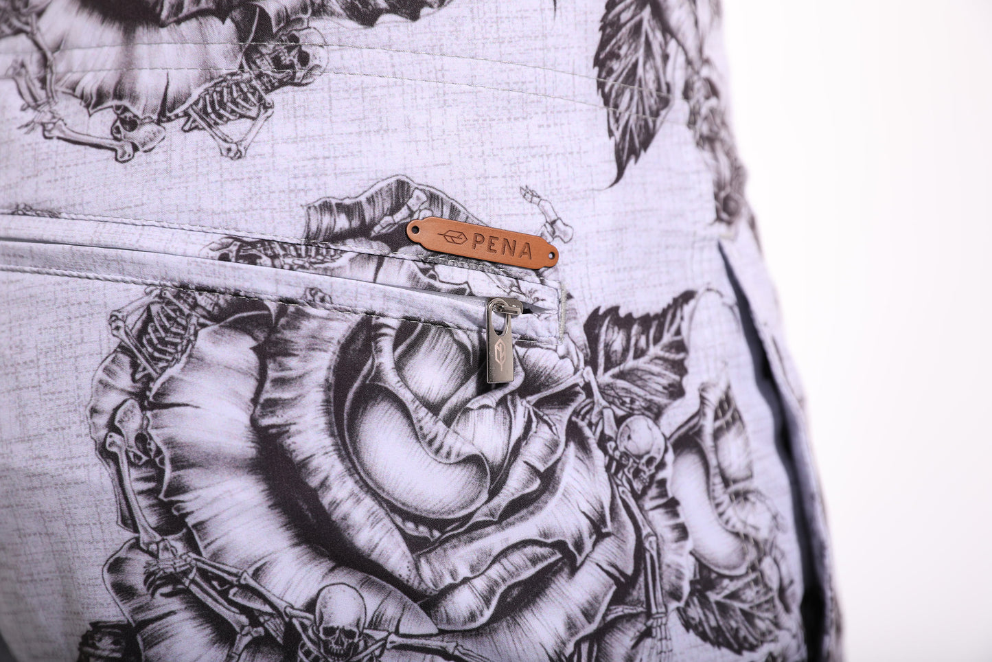 All Day Rose Skull Short