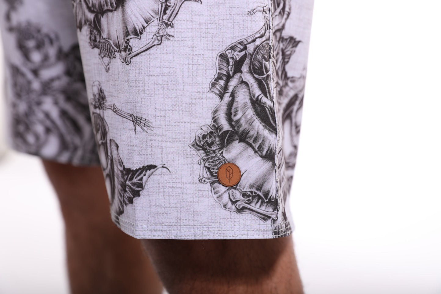 All Day Rose Skull Short