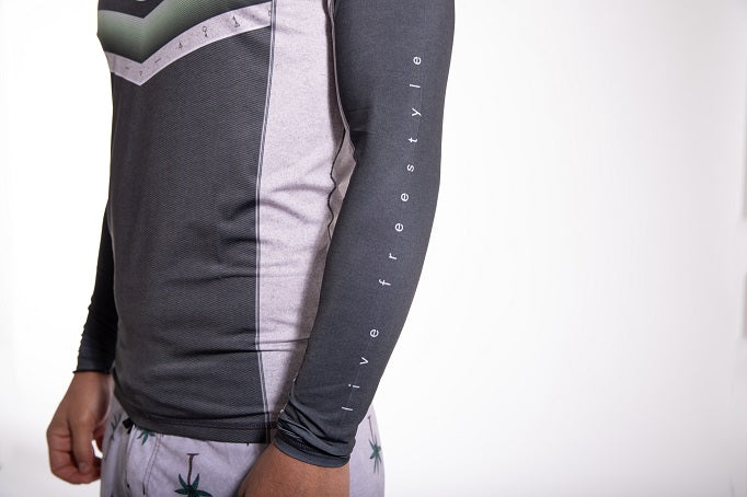 Chevron Long Sleeve Rash Guard - Pena Life