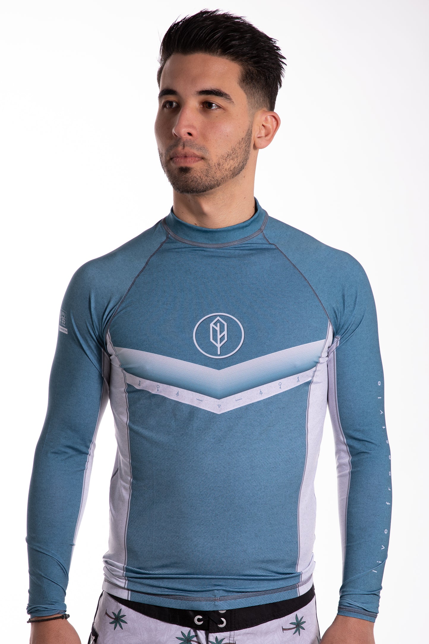 Chevron Long Sleeve Rash Guard