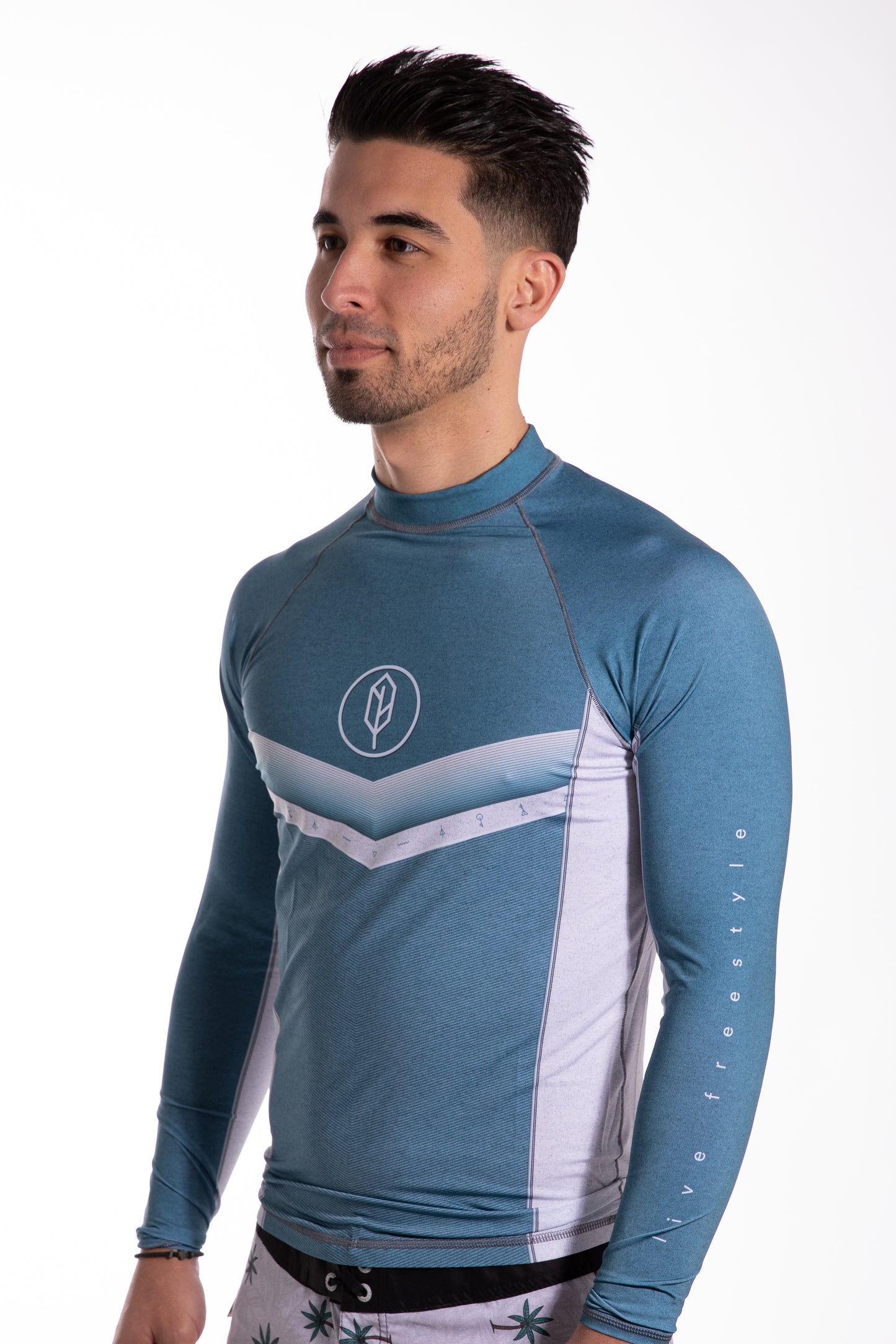 Chevron Long Sleeve Rash Guard