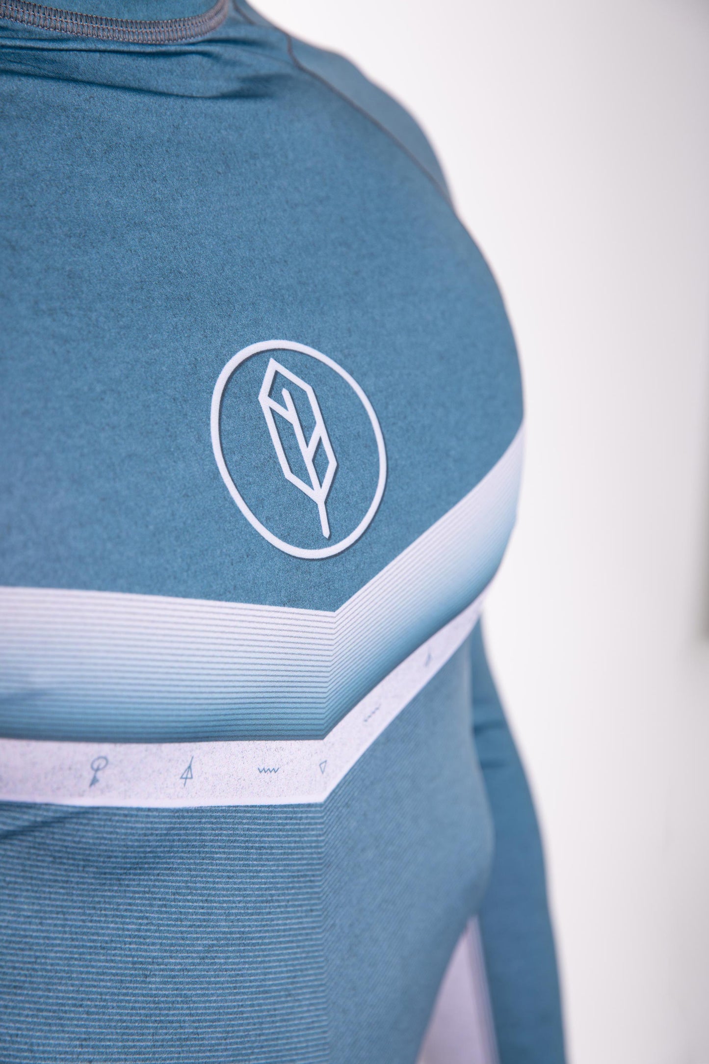 Chevron Long Sleeve Rash Guard