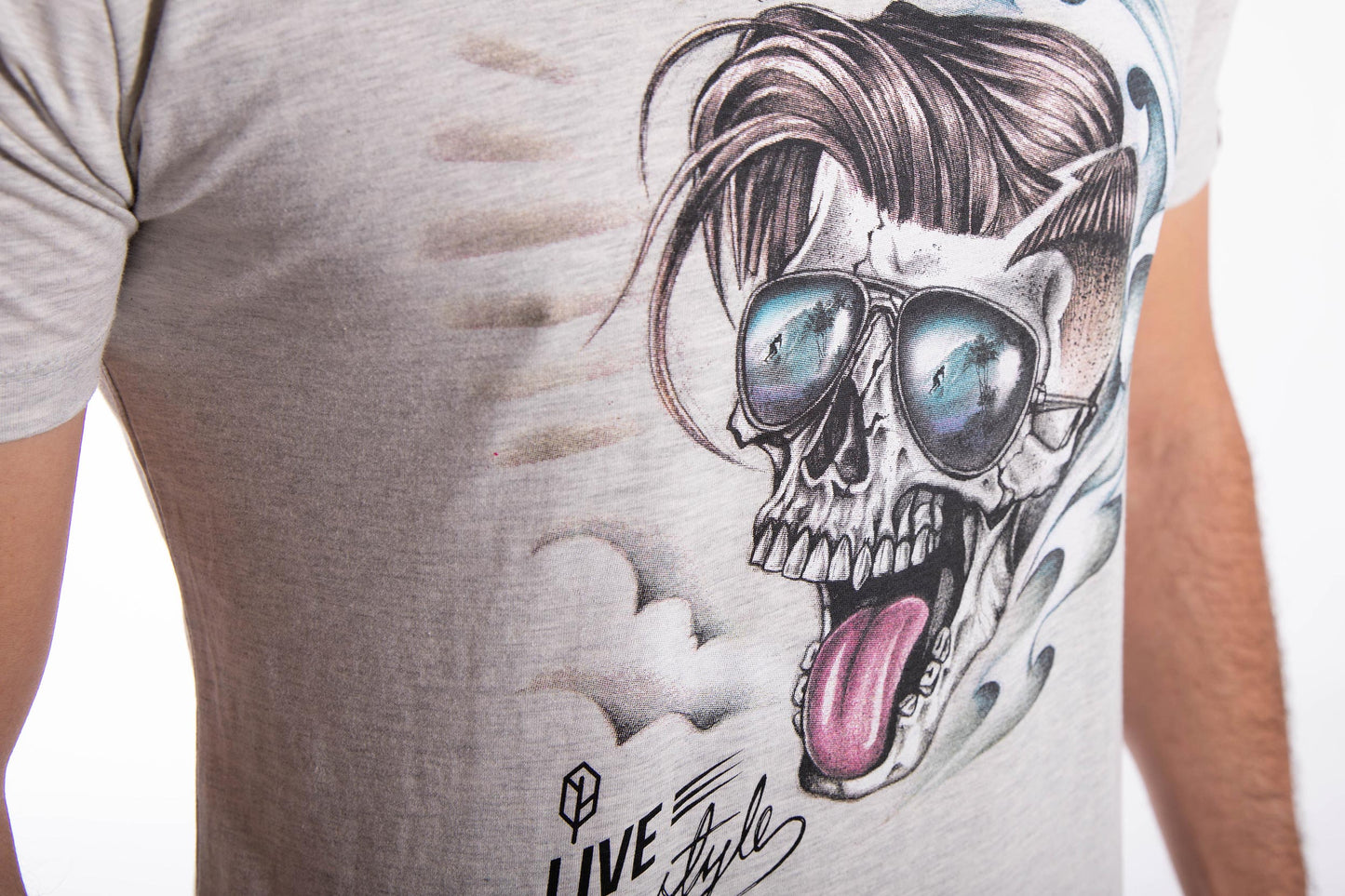 Skull Wave Tee