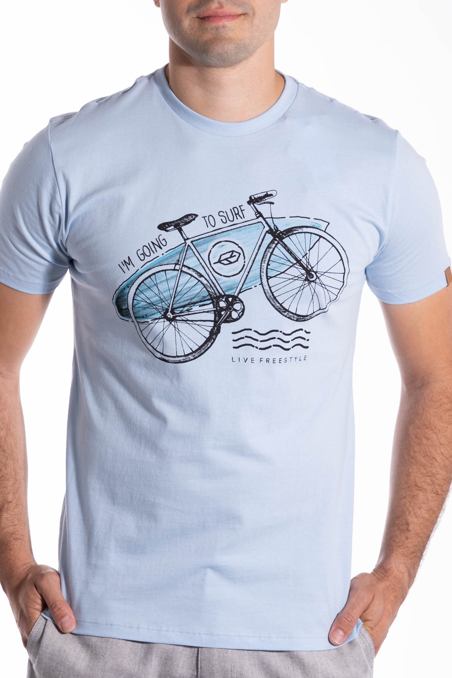 Beach Bum Bike Skull Tee - Pena Life