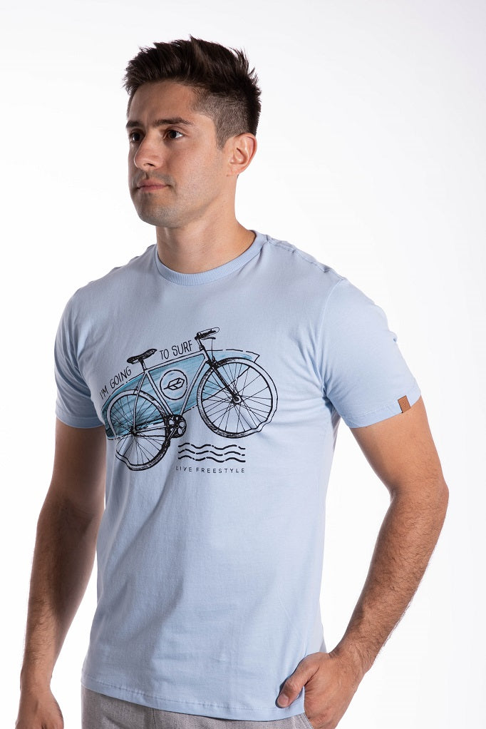 Beach Bum Bike Skull Tee - Pena Life