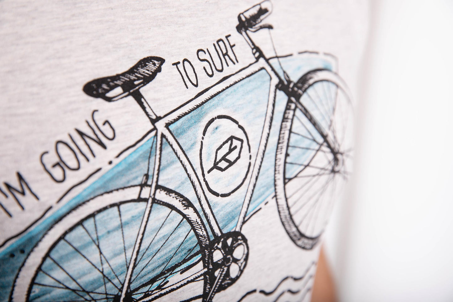 Beach Bum Bike Skull Tee