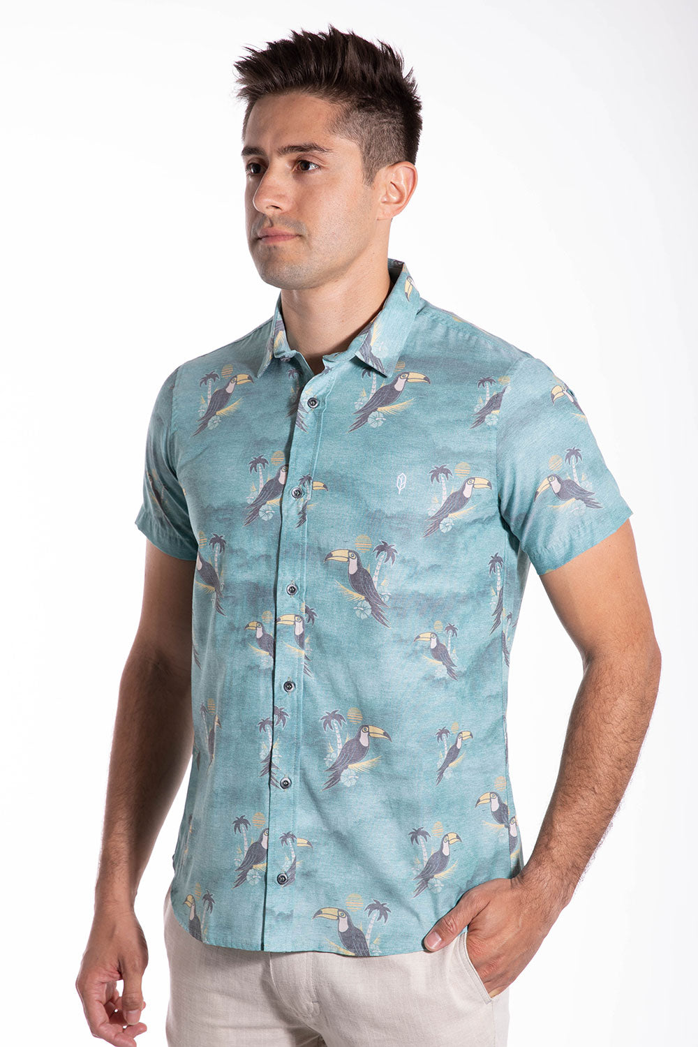 Nature Bird Button Down Shirt