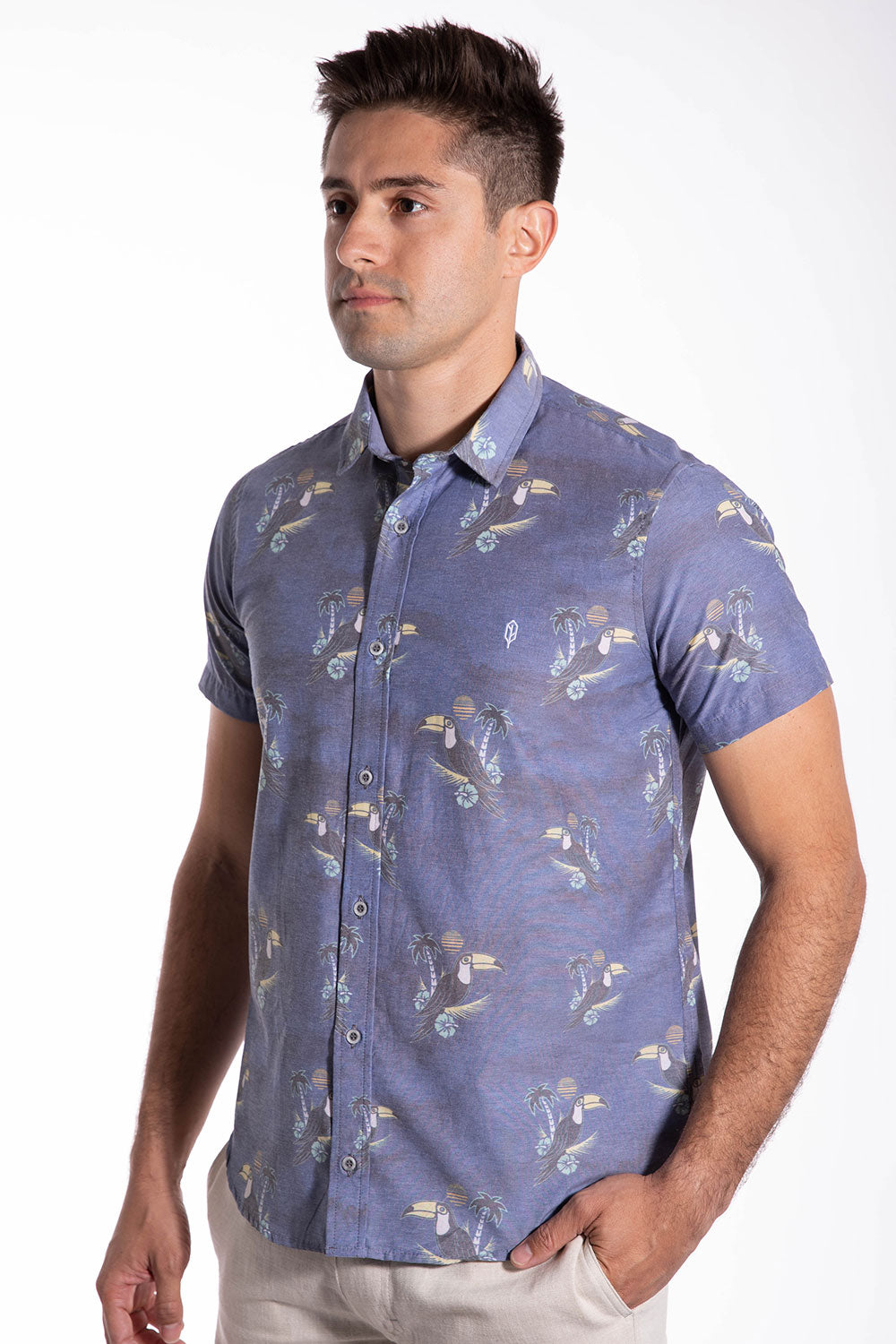 Nature Bird Button Down Shirt