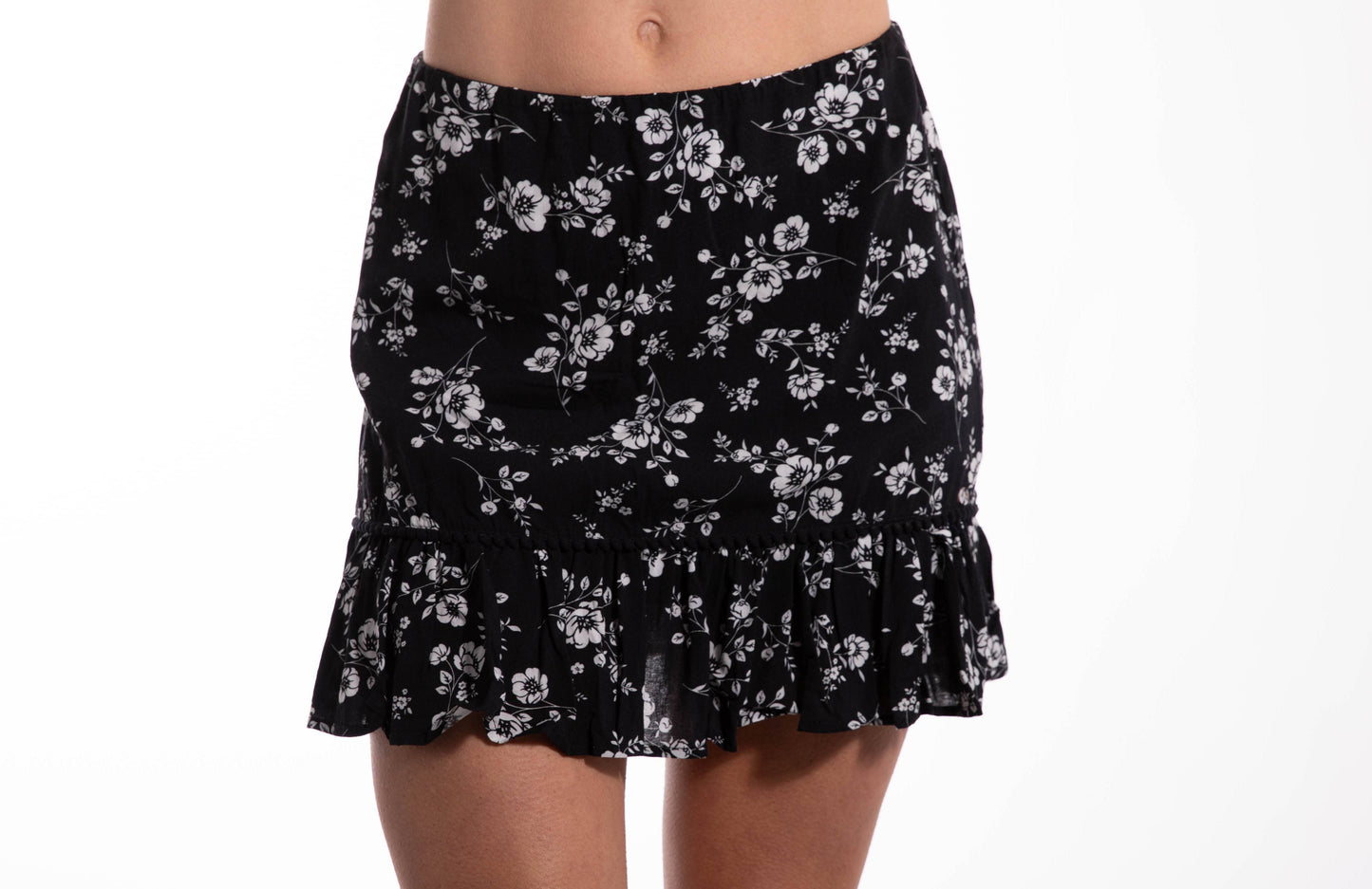Flower Ruffle Skirt
