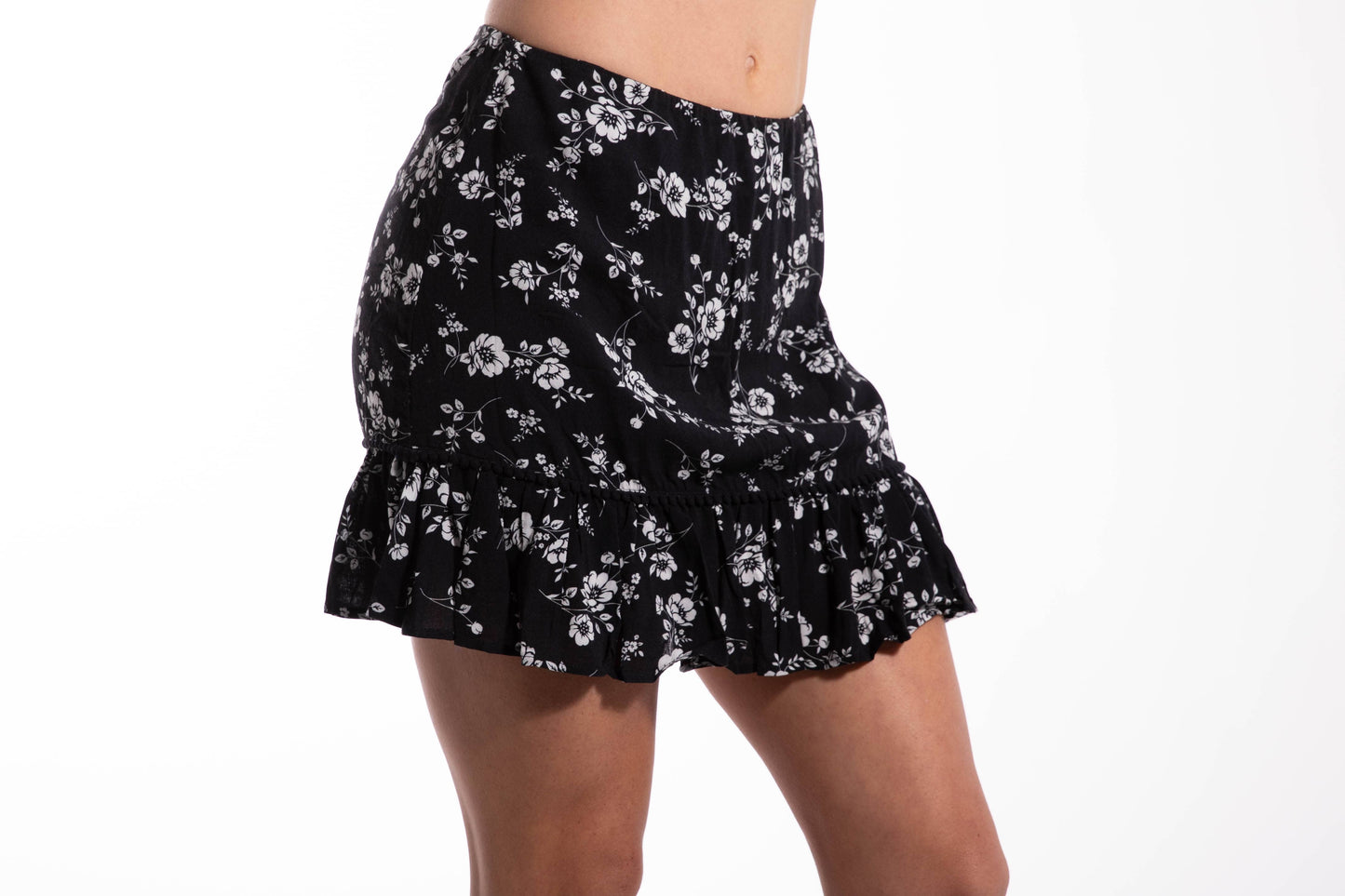 Flower Ruffle Skirt