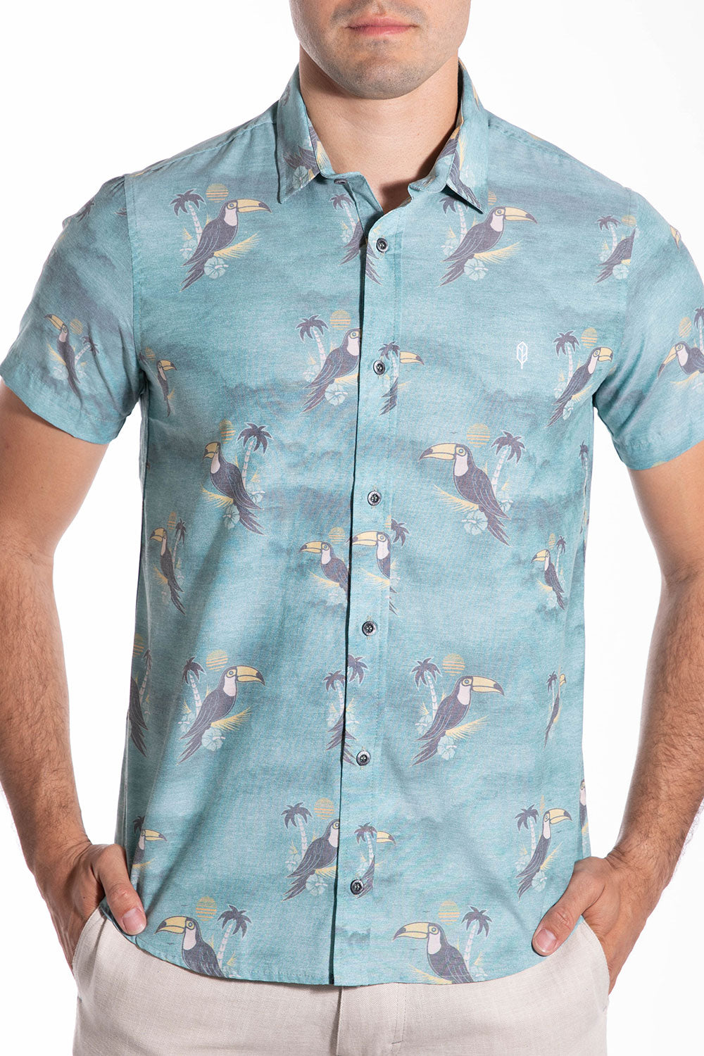 Nature Bird Button Down Shirt