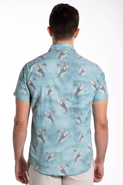 Nature Bird Button Down Shirt